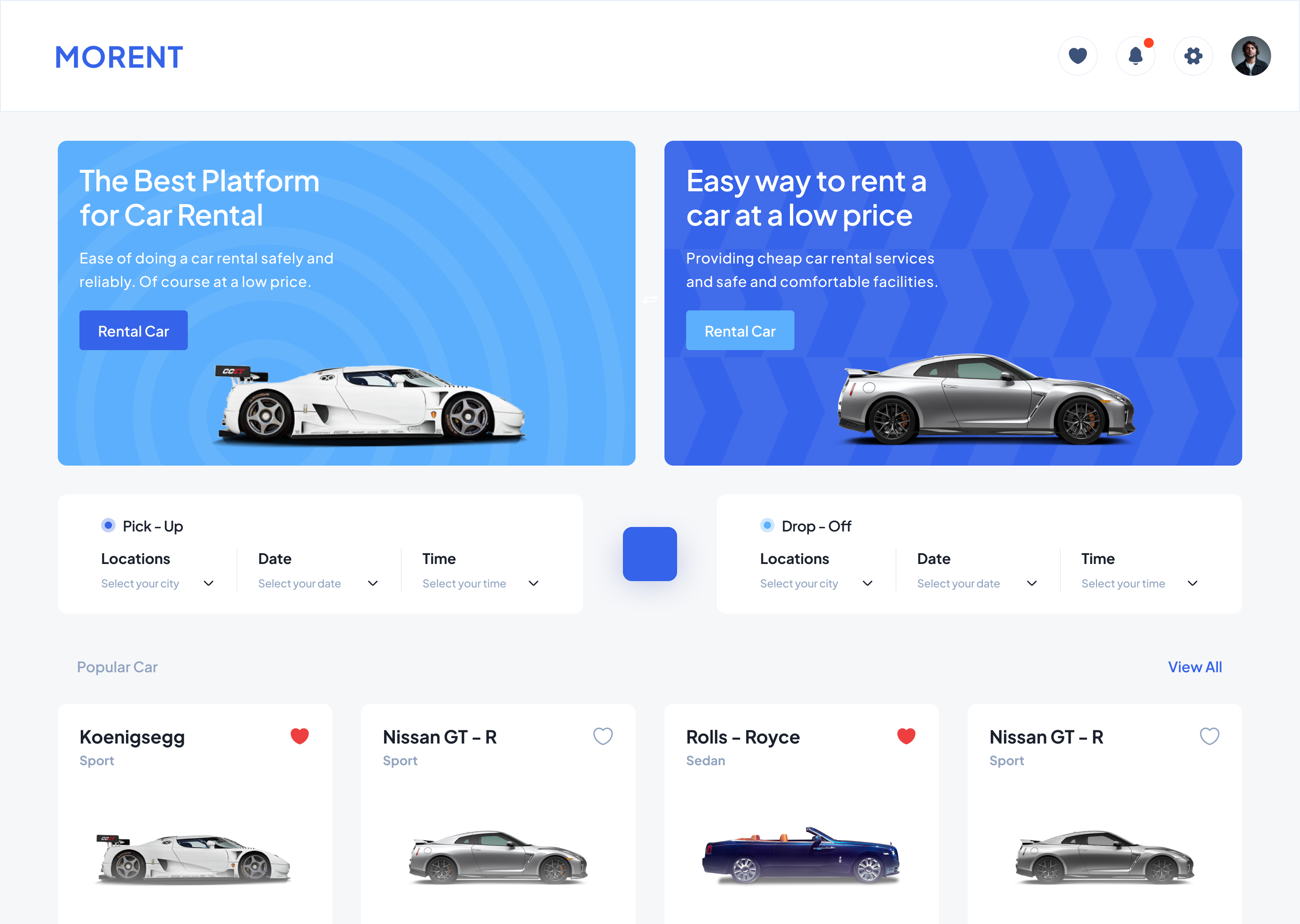 Car Rental Website